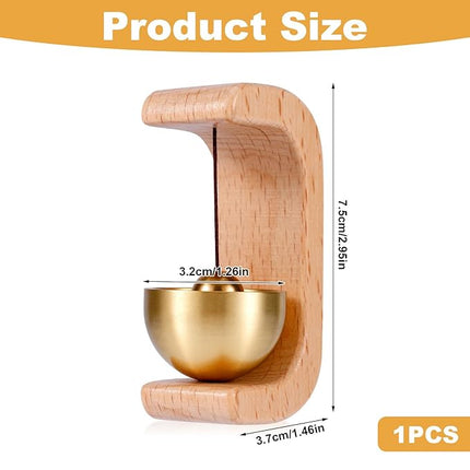 Handcrafted Wooden Brass Chime