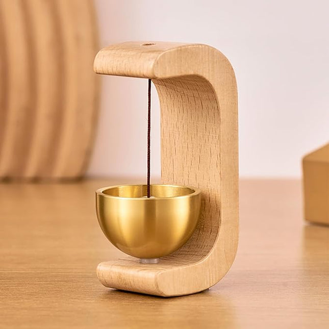 Handcrafted Wooden Brass Chime