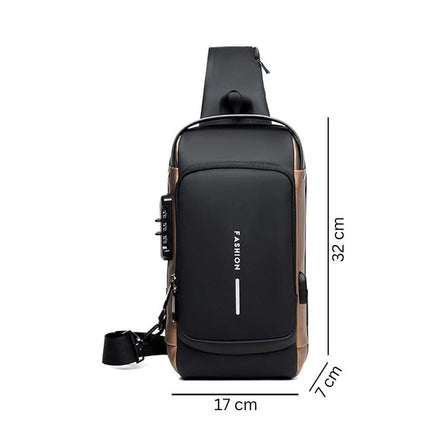 Crossbody Anti Theft Bag with Lock
