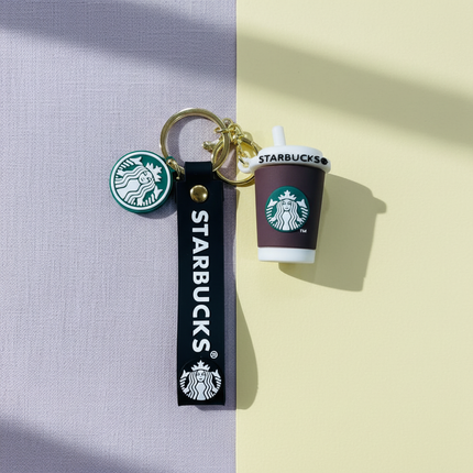 Starbucks Coffee Cup Keychain (Brown)