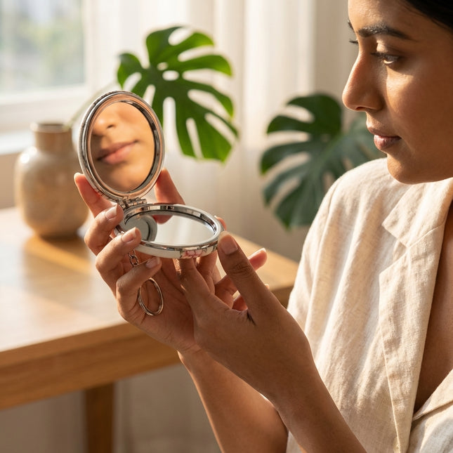 Unicorn Pocket Mirror Keychain