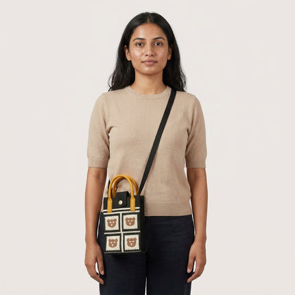 StylePop Mobile Sling (Mocha Bear)