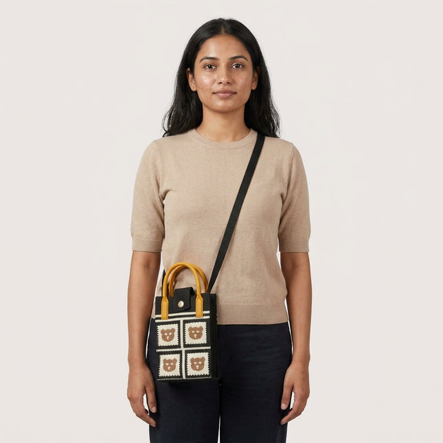 StylePop Mobile Sling (Mocha Bear)