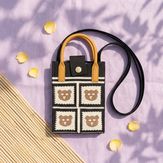 StylePop Mobile Sling (Mocha Bear)