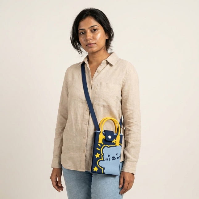 StylePop Mobile Sling (Starry Bear)