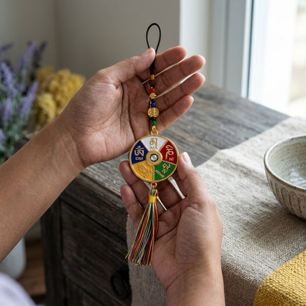 Buddhist Zodiac Mantra Hanging for Protection & Good Luck