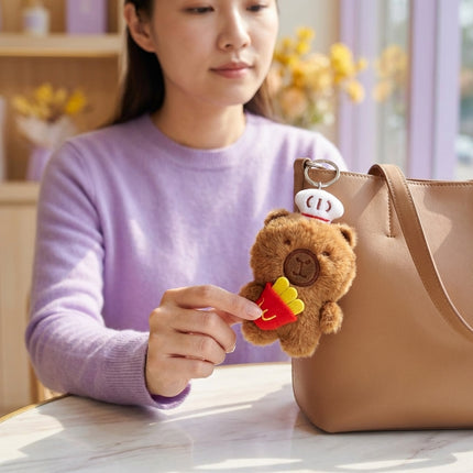 Furry Capybara Munch Buddy Charm