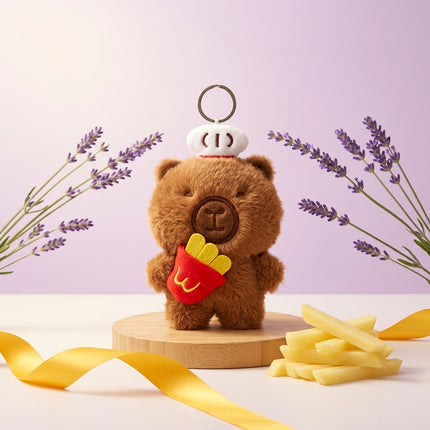 Furry Capybara Munch Buddy Charm