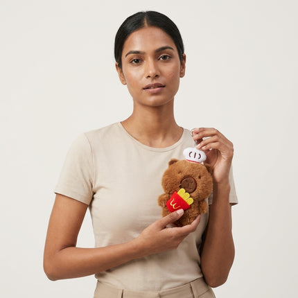 Furry Capybara Munch Buddy Charm