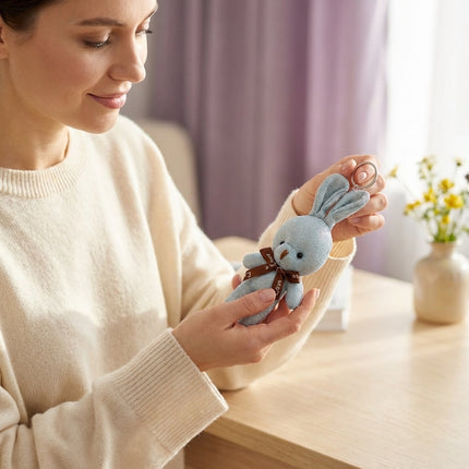 Bunny Love Charm (Grey)