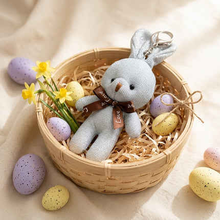 Bunny Love Charm (Grey)