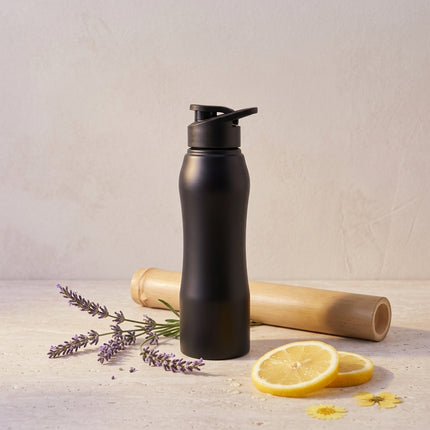 PureSip Curvy Steel Bottle - 750ml