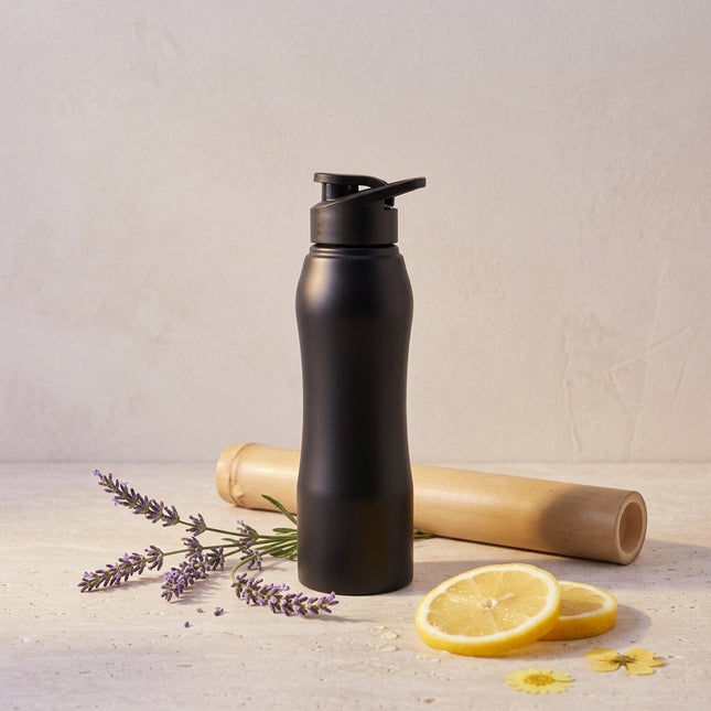 PureSip Curvy Steel Bottle - 750ml
