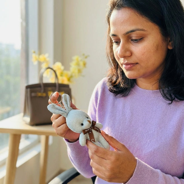 Bunny Love Charm (Grey)