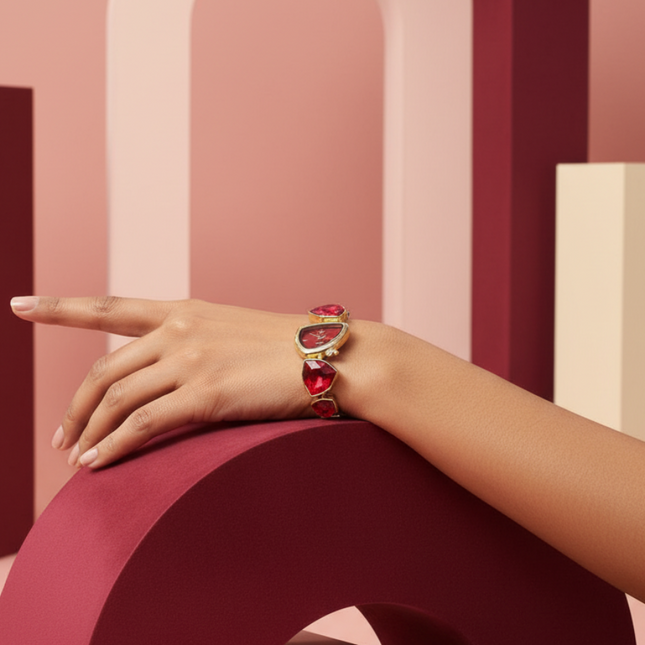 Emerald Series Watch (Red)