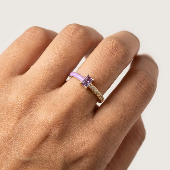 Lilac Stone Ring