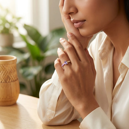 Lilac Stone Ring