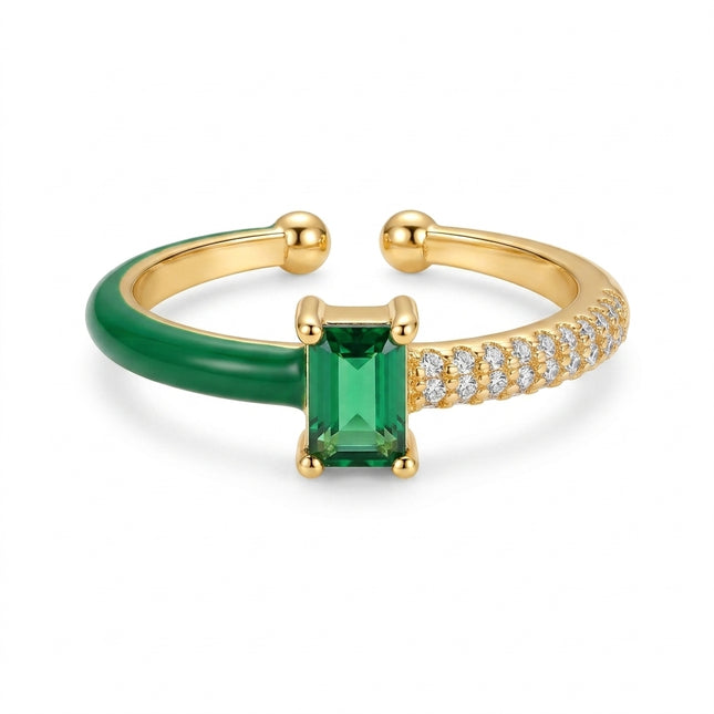Green Stone Ring