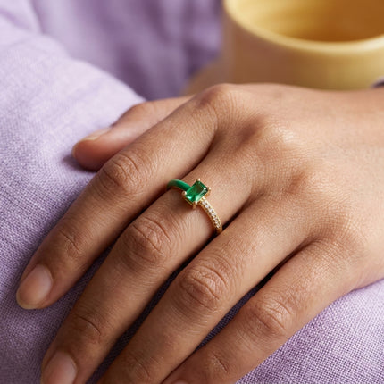 Green Stone Ring
