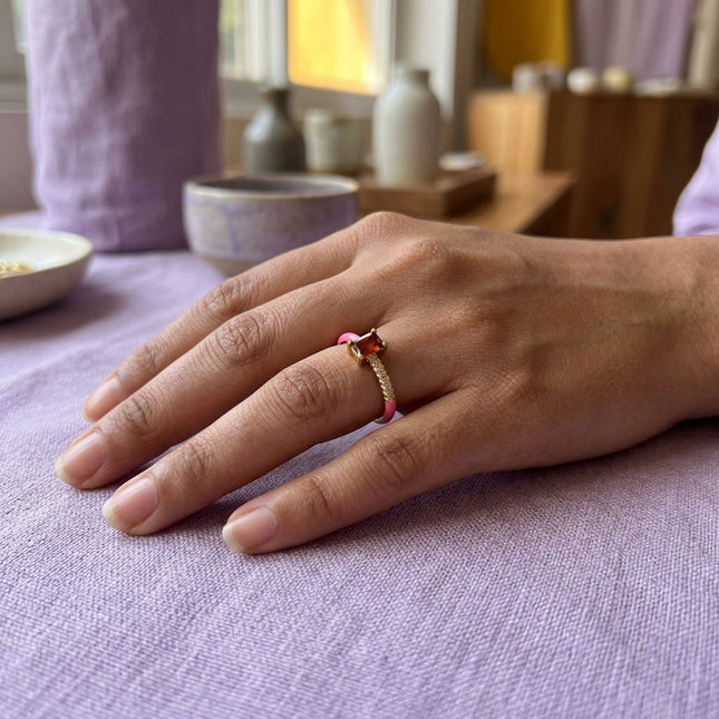 Red Stone Ring