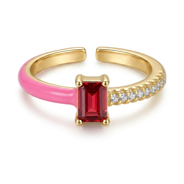 Red Stone Ring