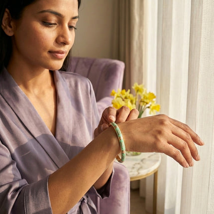 Imperial Mint Enamel Bangle