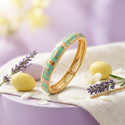 Imperial Mint Enamel Bangle