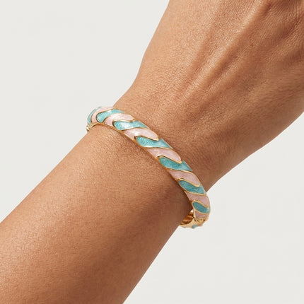 Sorbet Glow Enamel Bangle