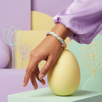 Sorbet Glow Enamel Bangle