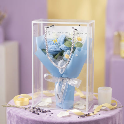 Crochet Lily Bouquet - Blue Blossom