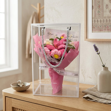 Crochet Lily Bouquet - Pink Blossom