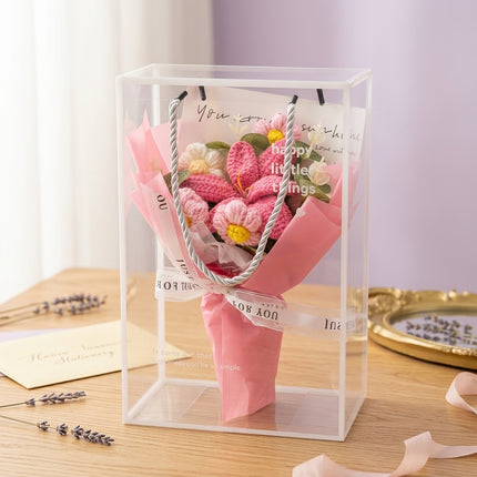 Crochet Lily Bouquet - Pink Blossom