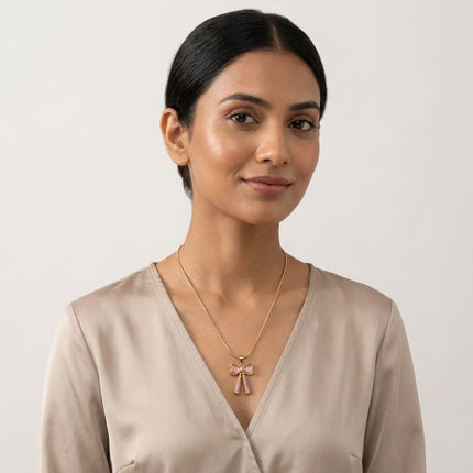 Bow Charm Necklace