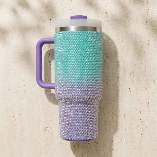 Stanley Tumbler 1200ml - Rhinestone Teal & Lavender