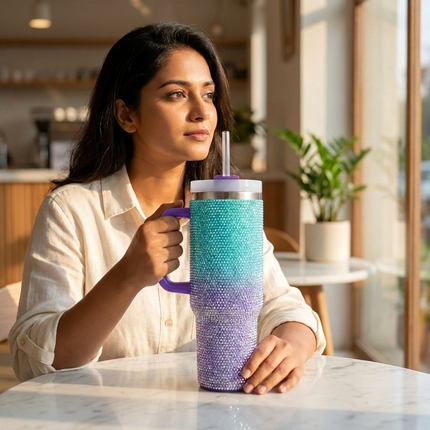 Stanley Tumbler 1200ml - Rhinestone Teal & Lavender
