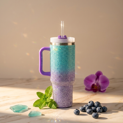 Stanley Tumbler 1200ml - Rhinestone Teal & Lavender