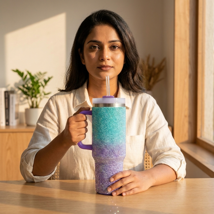 Stanley Tumbler 1200ml - Rhinestone Teal & Lavender