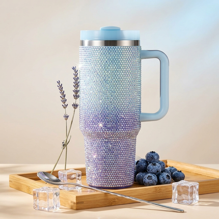 Stanley Tumbler 1200ml - Rhinestone White & Lavender