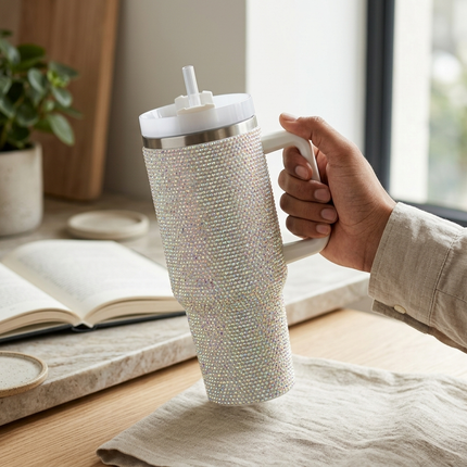 Stanley Tumbler 1200ml - Rhinestone White