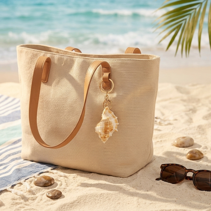 Shell Bag Charm