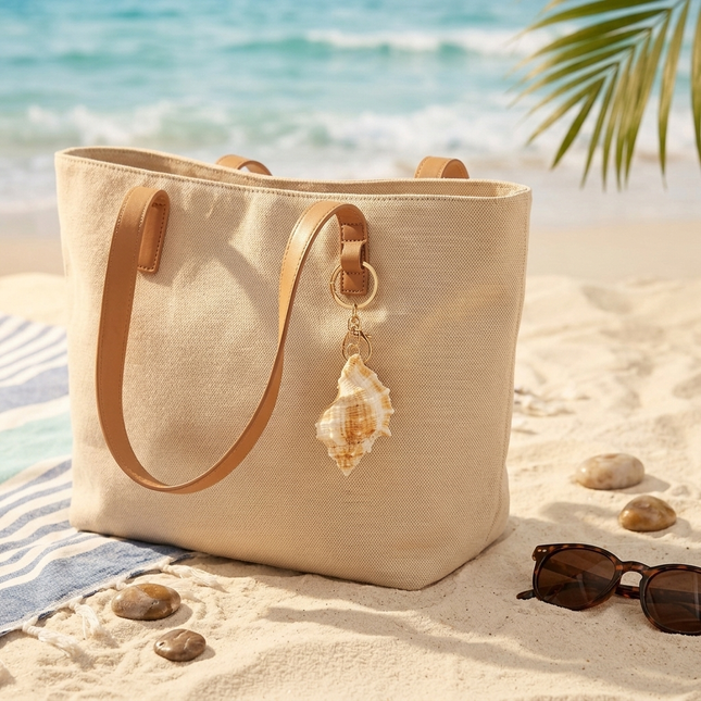 Shell Bag Charm