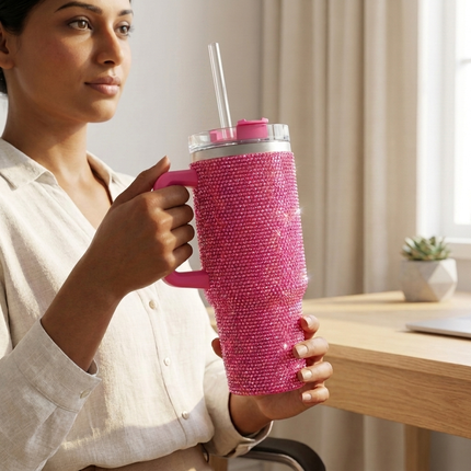 Stanley Tumbler 1200ml - Rhinestone Pink