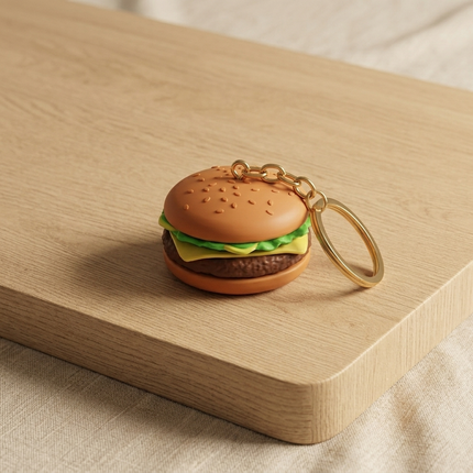 Mini Burger Bag Charm