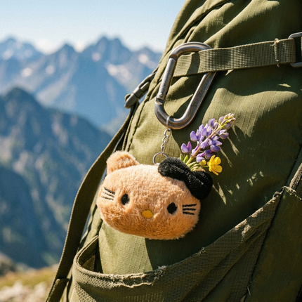 Kitty in Caramel Bag Charm