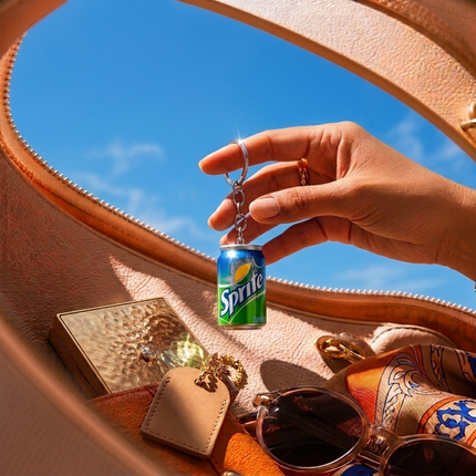 Mini Soda Can Keychain