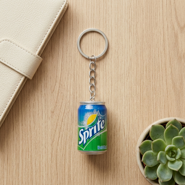 Mini Soda Can Keychain