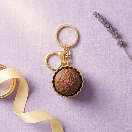 Brown Chocolate Bag Charm