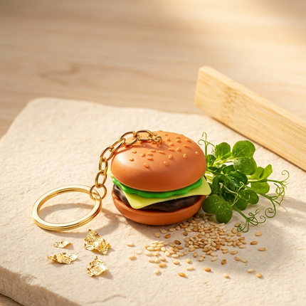 Mini Burger Bag Charm