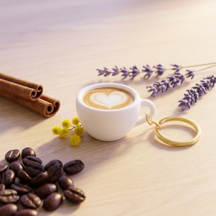 Mini Coffee Love Bag Charm