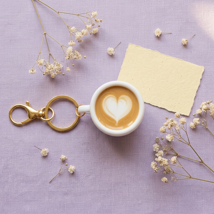 Mini Coffee Love Bag Charm